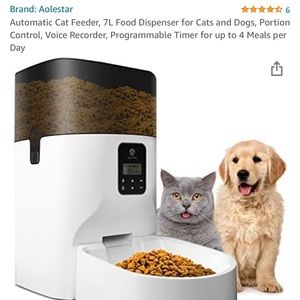 Aloestar pet feeder